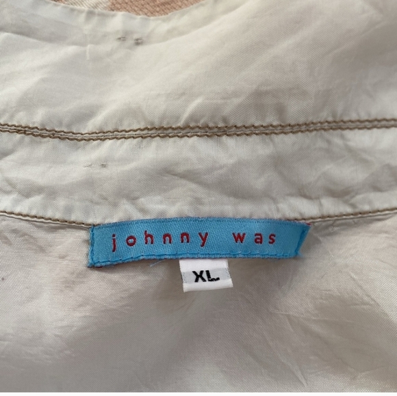 JOHNNY WAS Button Up Long Sleeve Light-Weight Jacket  XL - Picture 3 of 10